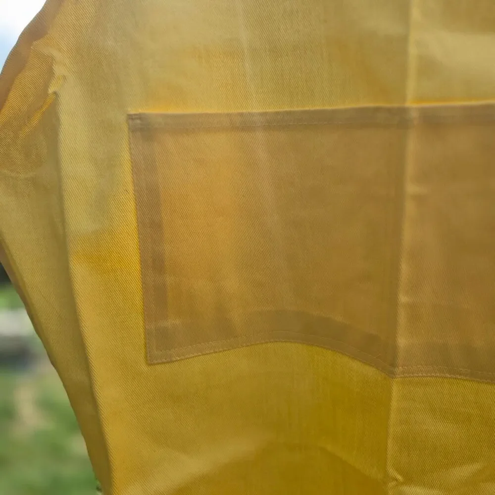 BAM! Emerilware Yellow Butcher Apron 100% Cotton Made in USA New